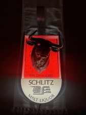 Vintage 1968 Schlitz Malt Liquor lighted bull sign picture