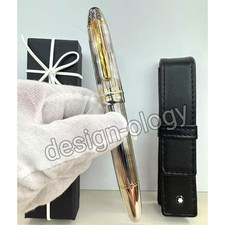 MONTBLANC Meisterstück 149 Pinstripe Solitaire Fountain Pen w/ Leather Pouch picture