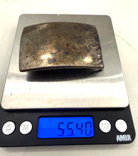 Comstock Heritage Sterling Silver .925 Belt Buckle 1 7/8 by 2 3/4, 55.4 grams picture