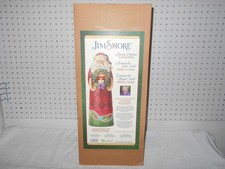 2009 JIM SHORE 1900391 SANTA CLAUS HOLDING WREATH & TEA LIGHT 20
