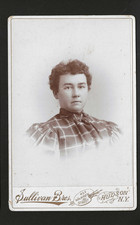 Lot of 3 Vtg NY Cabinet Card Photos Same Woman? Sullivan Bros Hudson Binghamton picture