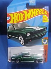 Hot Wheels '65  Mustang 2+2 Fastback Muscle Mania #1/10 Green Muscle Car Diecast picture