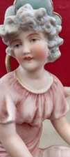 Antique/  Vintage Victorian  German   ~Lady Planter Adult Sculpture picture