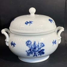 Vintage Heinrich Residenz Hochst Blaue Blume Porcelain Lidded Small Tureen picture
