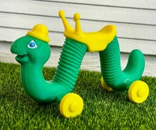 Vintage Inchworm Riding Toy Miniature | 1:12 Scale Dollhouse Replica picture
