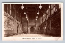 London England, Royal Gallery, House Of Lords, Parliament, Vintage Postcard picture