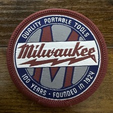 Milwaukee Limited Edition 100 Years Sew On Patch 2.25 Inch New Patch picture