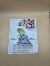 Original 1982 The Art Of Muppets Detroit Touring Poster picture