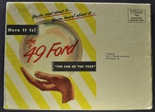 1949 Ford Mailer Brochure Sedan Convertible Coupe Wagon Original 49 picture