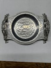 Vtg RODNEY KENT Hand Wrought Hammered Aluminum  #440 Serving Tray picture
