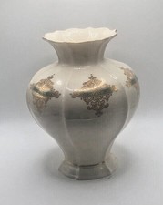 Lenox USA Porcelain Catalan Collection Vase Ivory/Tan Green Gold picture
