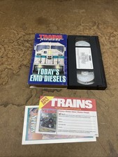 Trains Today’s EMD Diesels video Trains Railroad VHS Vintage Rare picture