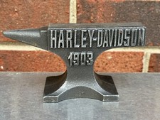 Harley Davidson Motorcycle 1903 Cast Iron Miniature Anvil Embossed Lettering picture