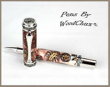 Handmade Stunning Mini Pine Cones Rollerball Or Fountain Pen ART SEE VIDEO 1184 picture
