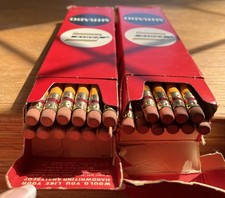 22 Antique Mirado Eagle Chemi-Sealed # 3 (7) & #4 (15) Pencils Original Box NOS picture