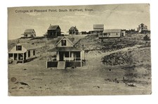 Pleasant Point Cottages Cape Cod ~ South Wellfleet MA ~ Antique 1910s Postcard picture