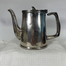 Vintage BSL England Hotel Silver Individual Coffee Pot Grand Metropolitan Hotels picture