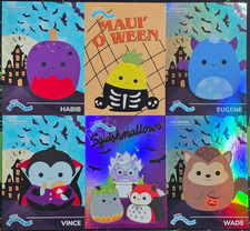 2025 PANINI SQUISHMALLOWS HALLOWEEN TRADING CARD LOT OF 6: EUGENE, WADE, VINCE picture