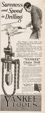 1920 Yankee Tools Chain Drill North Bros Mfg Philadelphia PA Shop Décor Print Ad picture