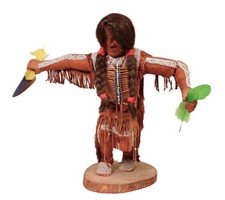 Large Northern Plains Medicine Man Doll By Erla Graham 22.5