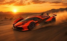 1:18 MR LAMBORGHINI V12 GRAN TURISMO ARANCIO EGON NO BBR AMALGAM FRONTIART 8/199 picture