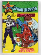 1974 MARVEL AMAZING SPIDER-MAN #129 & #126-#128 1ST APP OF PUNISHER RARE SWEDEN picture
