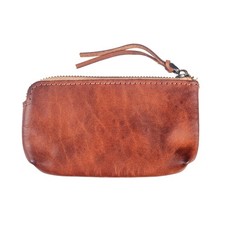 Leather Tobacco Pouch Smoking Tobacco Bag Zip Storage Case Portable picture