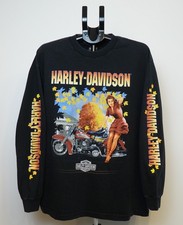 2009 Harley-Davidson Autumn Leaves & Harley Girl Long Sleeve Men's XL T-Shirt picture