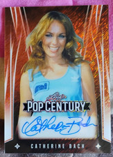 2025 LEAF POP CENTURY  CATHERINE BACH   RED SHIMMER SSP AUTO 1/4 picture