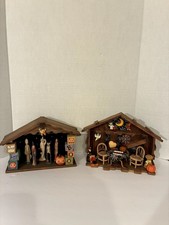 Halloween Wooden Houses Displays By Priscilla Hillman Enesco 1995 picture