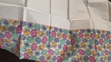 Easter Egg Vintage Plastic Tablecloth picture