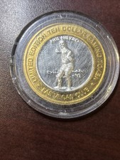 Las Vegas Club Silver Strike $10 Gaming Token In Case - Phil Niekro picture