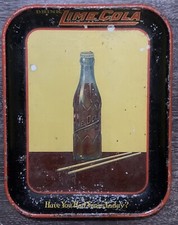 Vintage Lime Cola Metal Serving Tray Advertising Drink Lime Cola picture