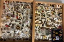 215+Vtg Lapel Pins Estate Collection-Beer Music Sex Humor Animals Ciggs F U Lot picture