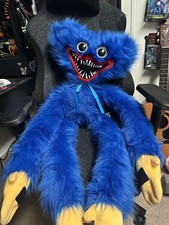 First Edition Waren James Poppy Playtime Plushie HUGE 4ft Huggy Wuggy Plush picture