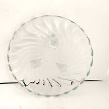 Fostoria Colony Swirl Mid Century 3 Toed Tidbit Tray Elegant 1950s Glassware picture