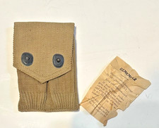 RARE VINTAGE WWI ERA MILLS 45 PISTOL MAGAZINE AMMO POUCH picture