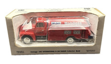 1995 First Gear International R-190 Mobilgas Tanker Bank NIB Diecast Truck picture