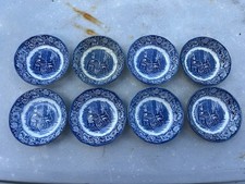 Staffordshire Liberty Blue Betsy Ross  Small  Bowl 5” Lot of 8  picture