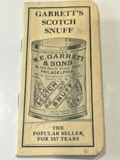 2416BB - Vintage 1939 - 40 Calendar Garrett's Scotch Booklet Pad Clean picture