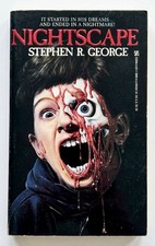 NIGHTSCAPE Stephen R George 1992 Vintage Zebra Horror Paperback 1st Printing picture
