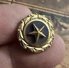WWII Army Navy USMC KIA Killed In Action Gold Star Mother's Pins SIGNED C M 1947 picture