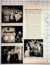 Vintage 1930s Magazine Page Carmen Miranda Illa Roden Broadway Theatre picture