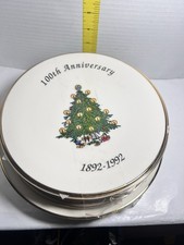 B.C Clark Jewelers 1992 100 Year Anniversary  10 plates set 4 -10” / 6 - 8” new picture
