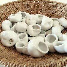 6 French Snail Pots, Ceramic Snail Cups. Individual Pinch Pots Snail Shaped Pot picture
