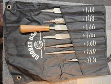 Grobet Files 7 Piece Assorted American Pattern File Set Little used KN picture
