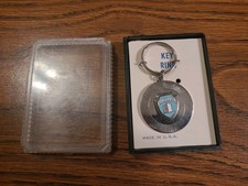 Vintage Mayo Clinic Rochester MN Souvenir Key Ring Keychain Fluted With Box picture