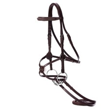 Equinavia Saga Adjustable Padded Figure 8 Bridle with Reins, Chocolate Brown picture