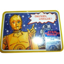 VINTAGE 1977 Star Wars Postcards SEALED Pack of 20 Drawing Board C-3PO R2-D2 picture