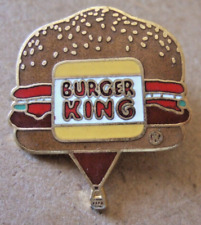 RARE   HOT AIR BALLOON PIN   BURGER KING WHOPPER   1985 CLEAR SKIES  1 OF 500 picture